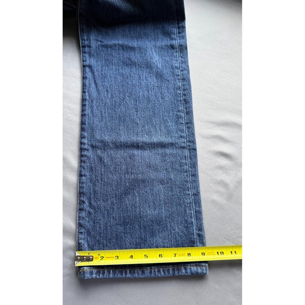 Levis 501 Jeans Men 36 X 30 Button Fly‎ Straight Blue Denim Made In Haiti - Picture 10 of 16